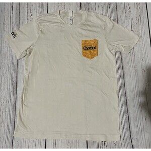 Honey Nut Cheerios Pocket T-Shirt Size Large L White Pocket Sleeve Logo